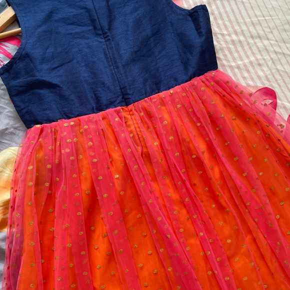 Floor length Vibrant Gown - Kids 13-14years - New - Picture 12 of 13